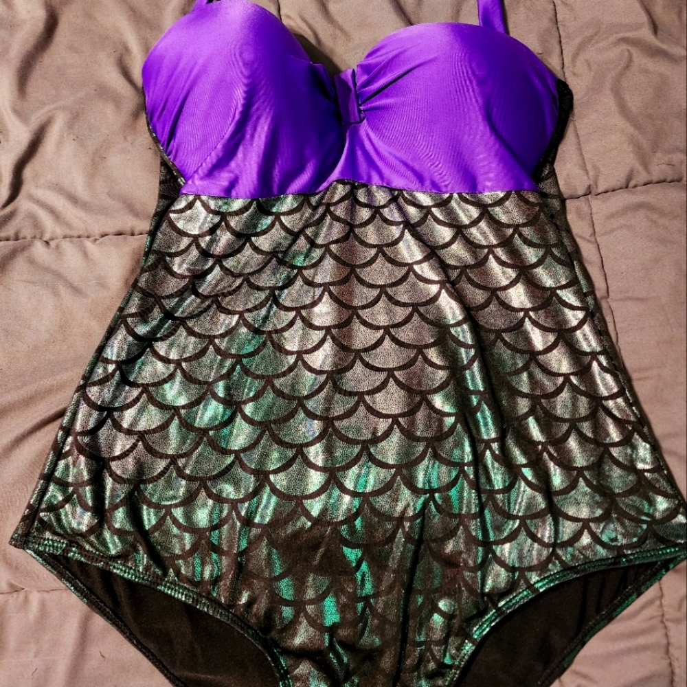 Mermaid swimsuit one piece